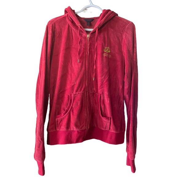 Vintage House of Deréon Velour Hoodie - Picture 2 of 5